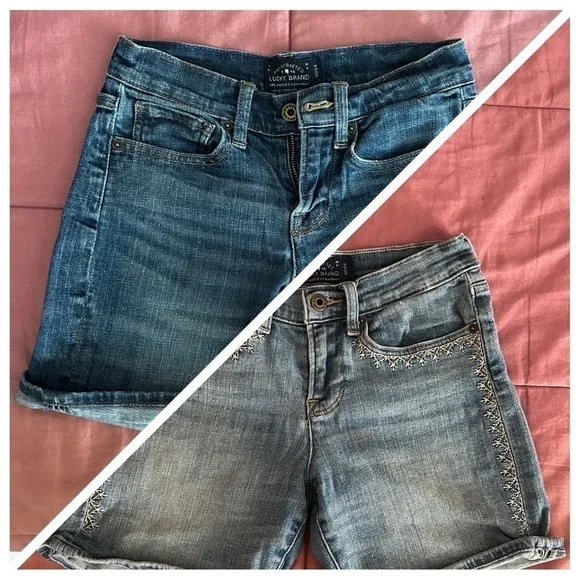 *BUNDLE* Lucky Brand denim shorts - Picture 1 of 12